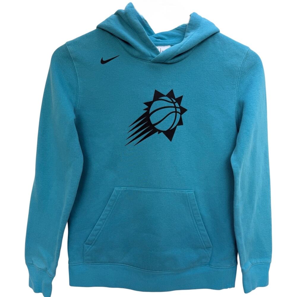 Nike Phoenix Suns Hoodie Youth Medium Teal NBA Basketball Pullover Kids